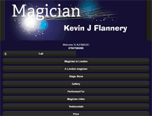 Tablet Screenshot of kjfmagic.com